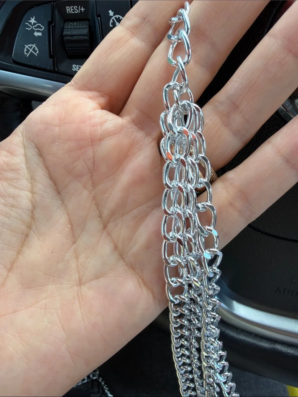 Silver Multi-Layer Chain Waist Belt - Women Accessories